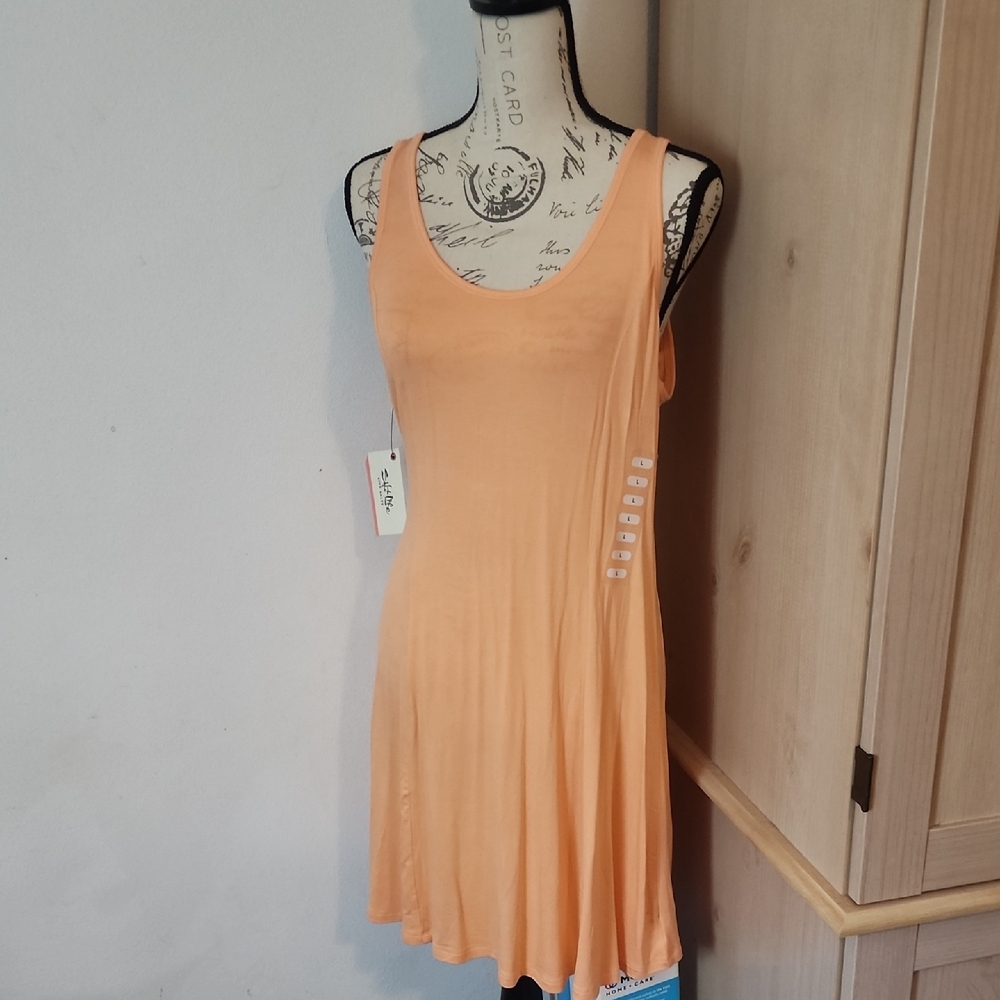 Salt Life Orange Backless Dress